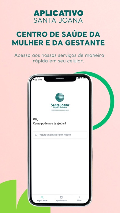 Santa Joana Exames e Consultas Screenshot