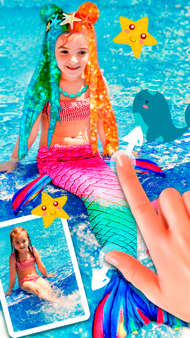 Mermaid Games - Photo Editor Screenshot