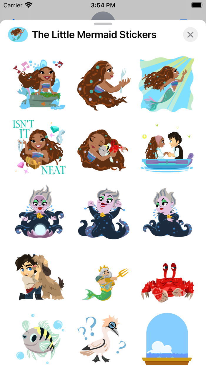 The Little Mermaid Stickers