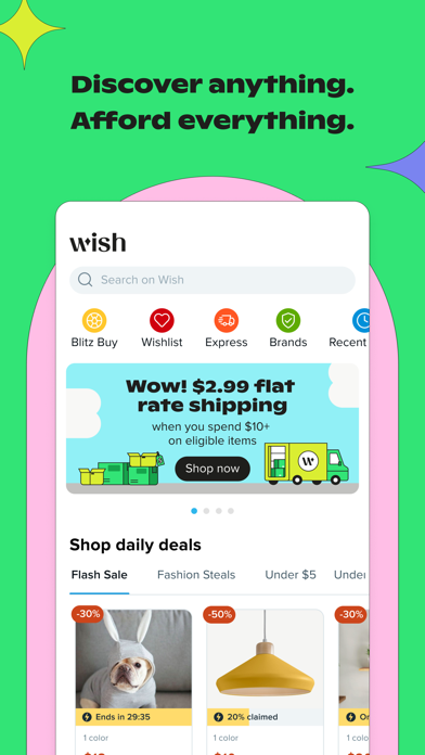 Wish - Shopping Made Fun screenshot 1