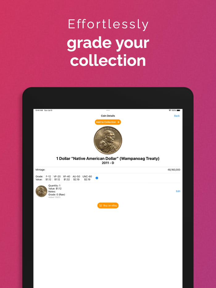 LuckyScan Coin Identifier