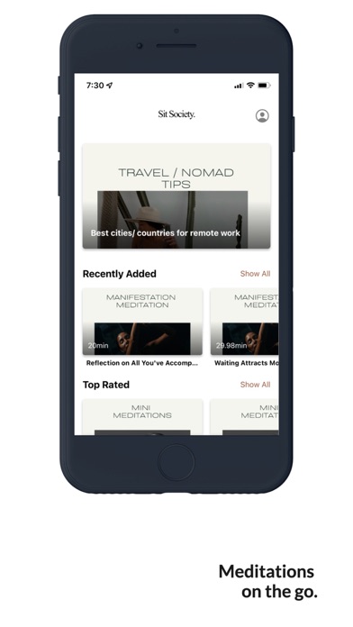 Sit Society. Screenshot