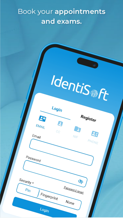 hCare App - Identisoft Screenshot