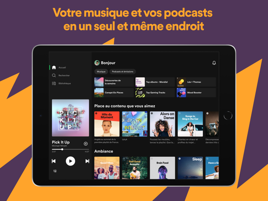 Screenshot #4 pour Spotify : Musique et podcasts