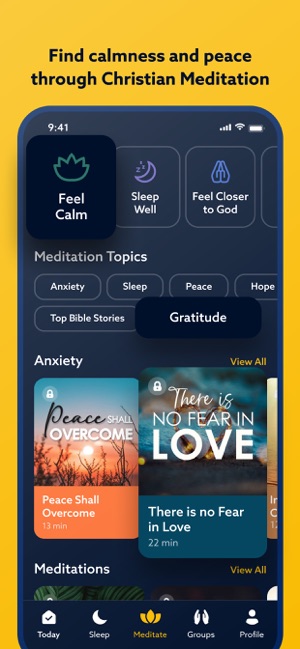 Meditation app affirmation app relaxation app cross platform app music  streaming by Azeebstudio