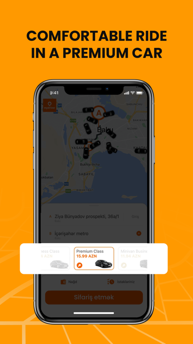 MyDriver - Premium taxi Baku Screenshot