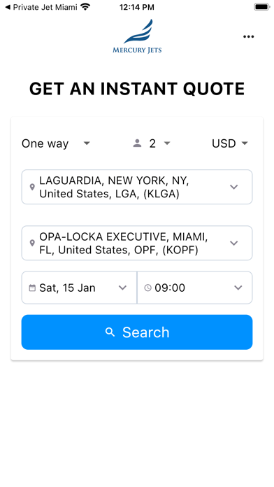 Private Jet to New York Screenshot