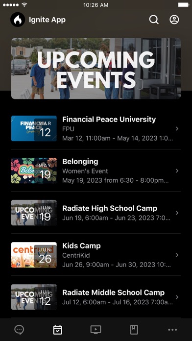 The Ignite Church App Screenshot