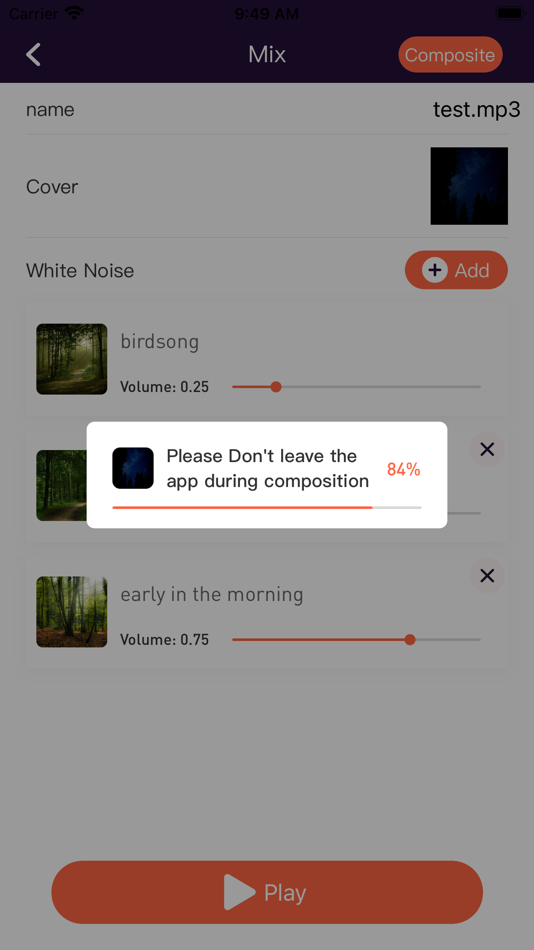 #3. Yaoer - Sleep with White Noise (iOS) 由: 雪峰 燕