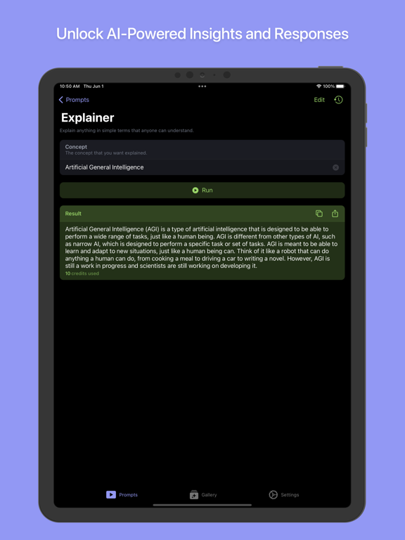 App screenshot