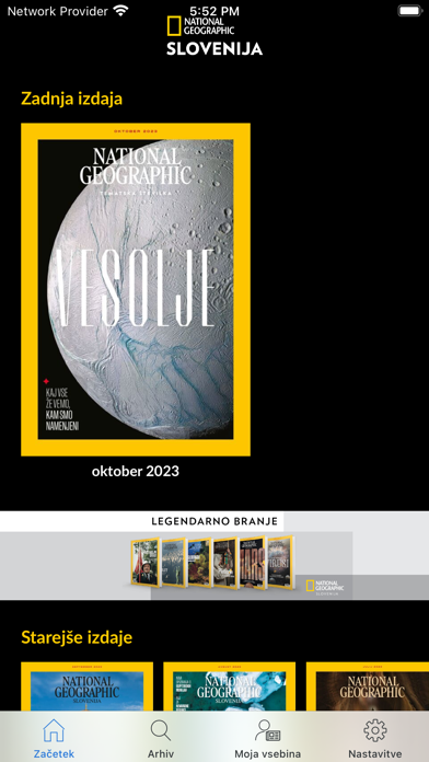 National Geographic Slovenija Screenshot