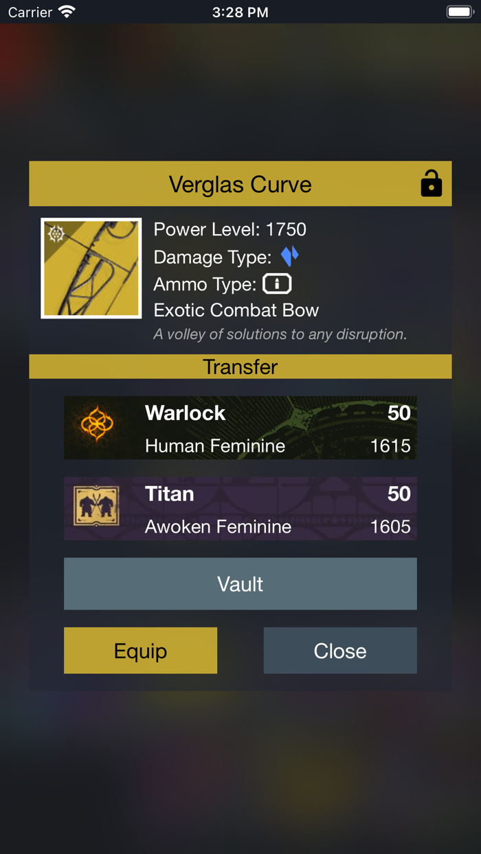Vault Manager for Destiny 2
