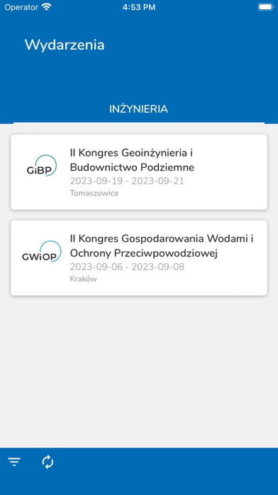 Inżynieria Konferencje Screenshot