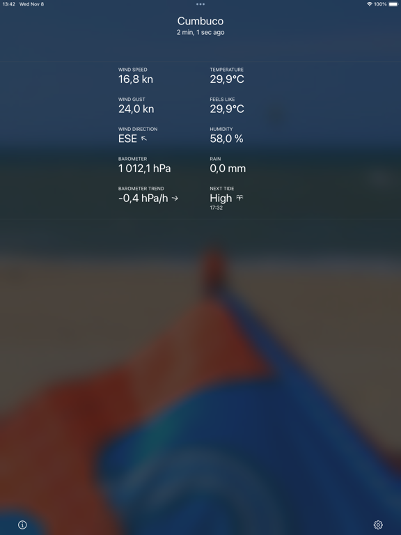 Screenshot #4 pour Cumbuco Weather Station