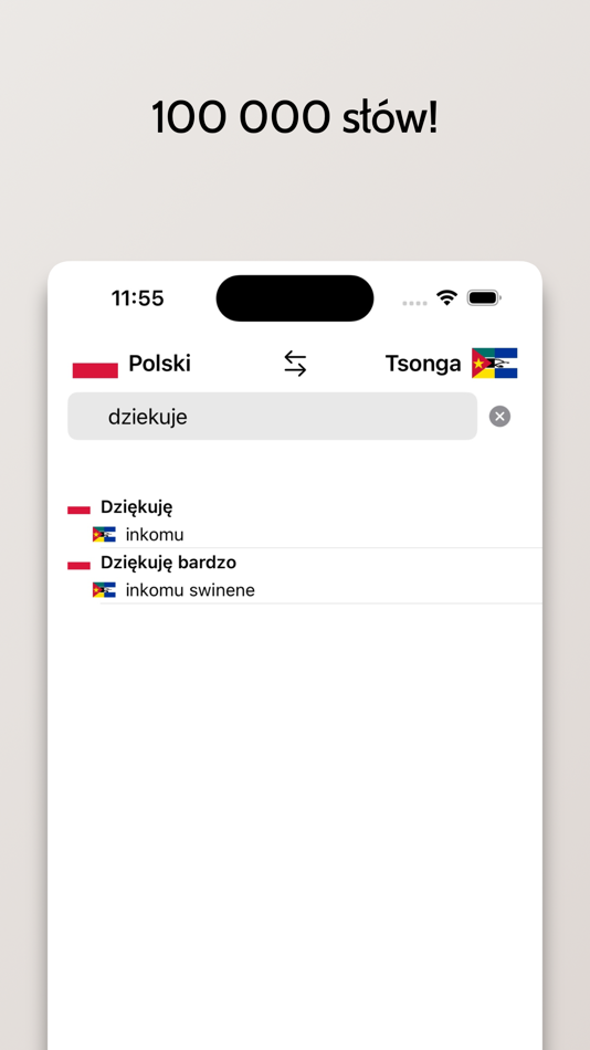#2. Słownik Tsonga-Polski (iOS) Podle: FB PUBLISHING LLC