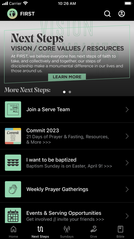 #2. FIRST Champaign (iOS) 由: First Christian Church App