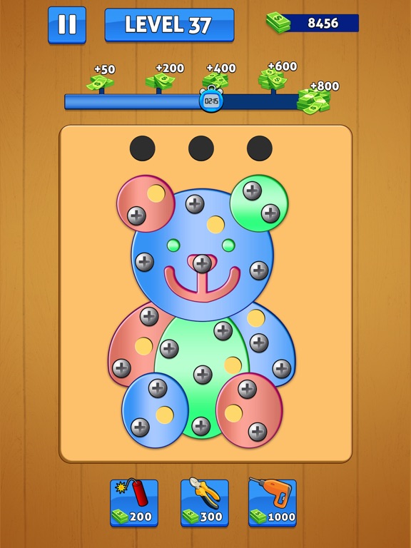Screw Pin Nuts and Bolts Games
