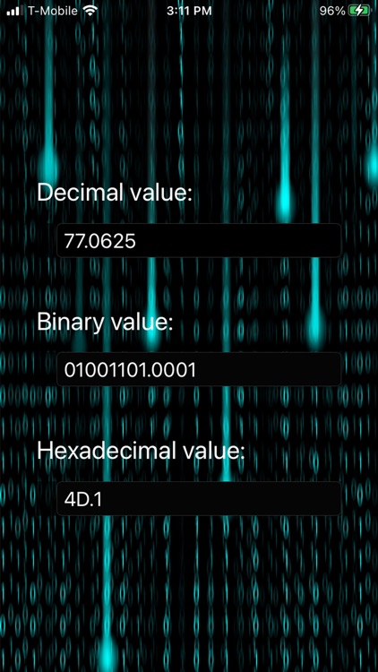 Decimal-Binary-Hex Converter screenshot-4