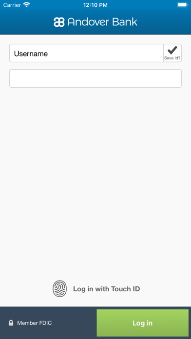 Andover Bank Business Mobile Screenshot