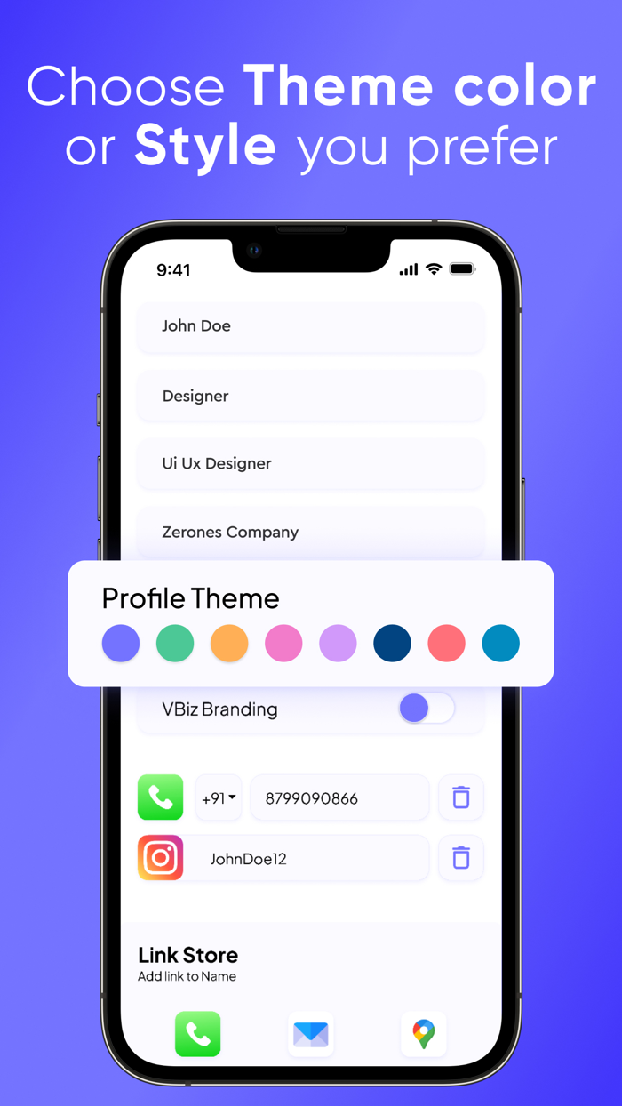 Digital Business Cards  VBiz