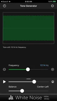 tone generator: audio sound hz iphone screenshot 1