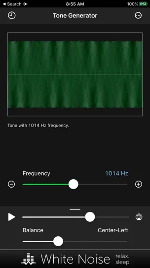 Скриншот Tone Generator: Audio Sound Hz на iPhone 1