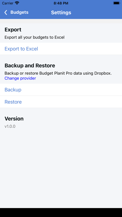 Budget Planit Pro Screenshot
