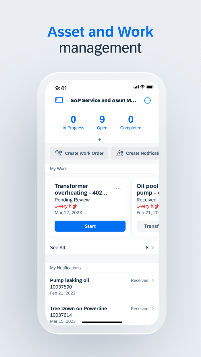 SAP Service and Asset Manager