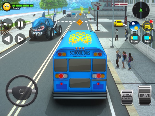 Download do APK de Ônibus escolar dirigindo jogo para Android