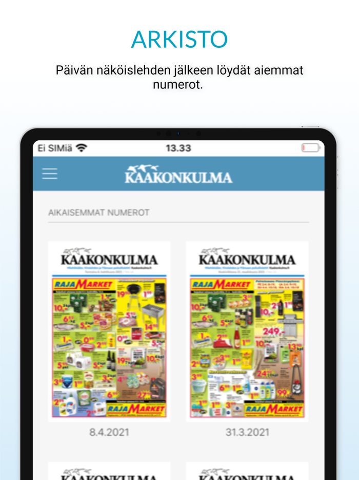 Kaakonkulma päivän lehti