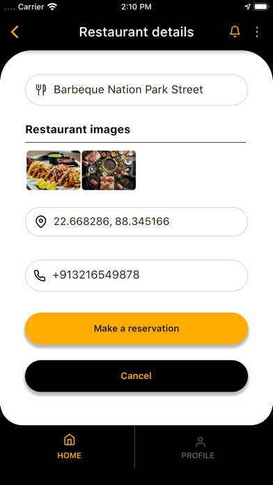 Ready Seat Eat Screenshot