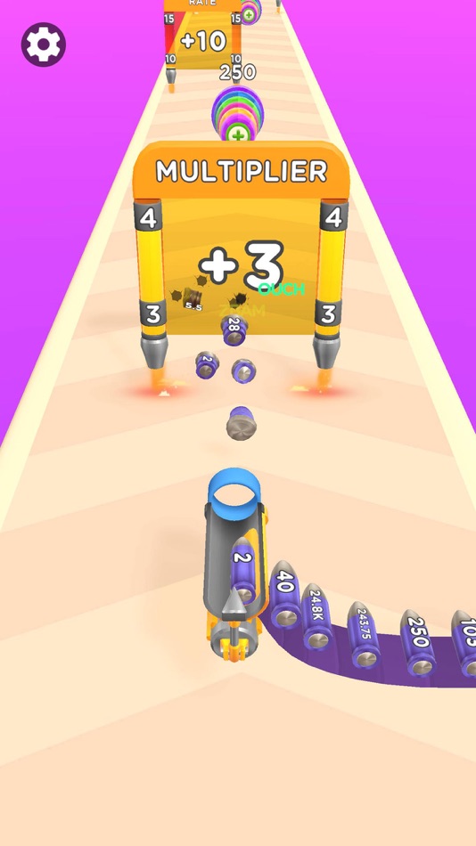 #3. Multi Bullet (iOS) 由: Handan Simay Okcu