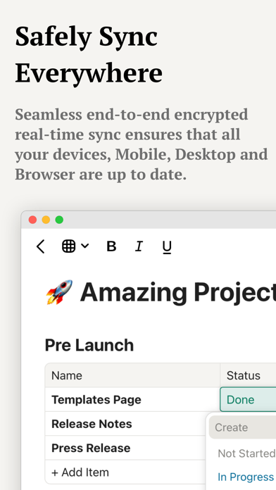 SNote - Encrypted Notes, Files Screenshot