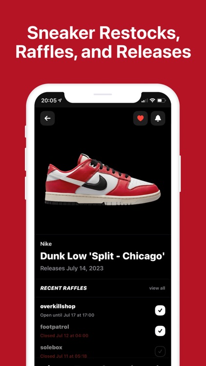 Grails - Shoe Raffles Releases screenshot-3