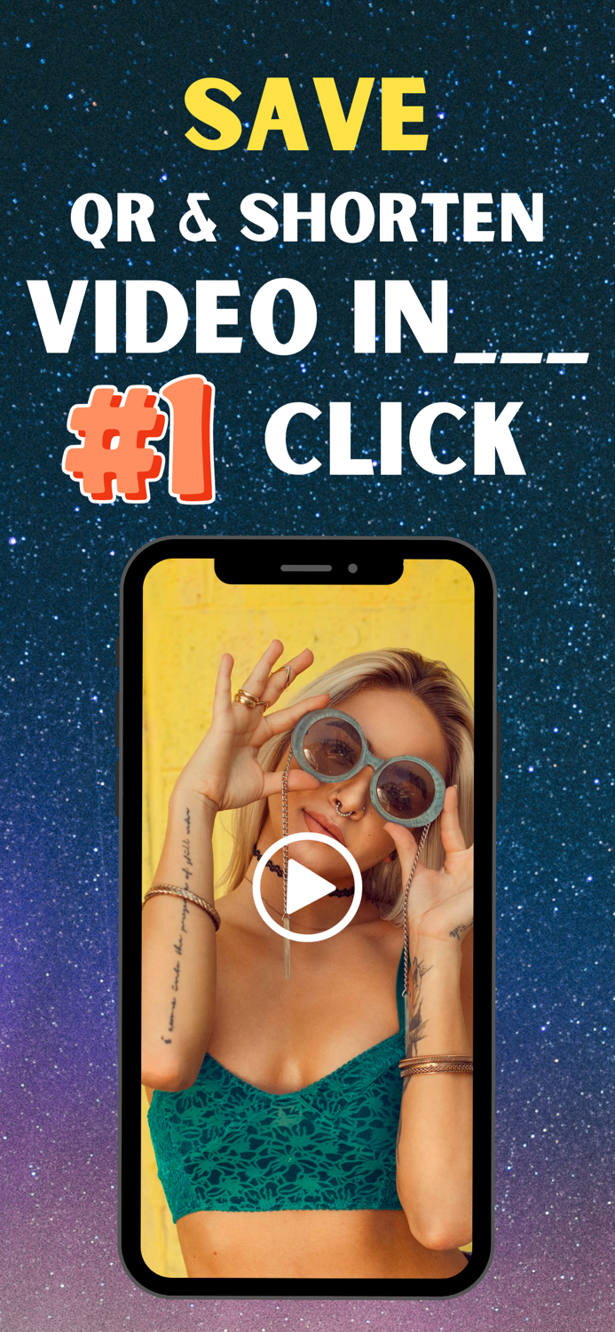 BlueSaveVideo to QR and Shorten