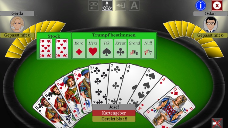 Skat Onkel - Offline Skatspiel