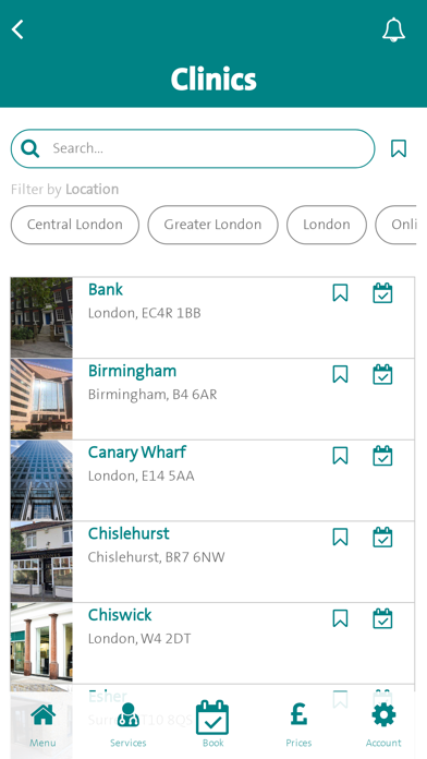 London Doctors Clinic Screenshot