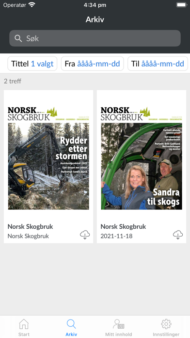 Norsk Skogbruk Screenshot