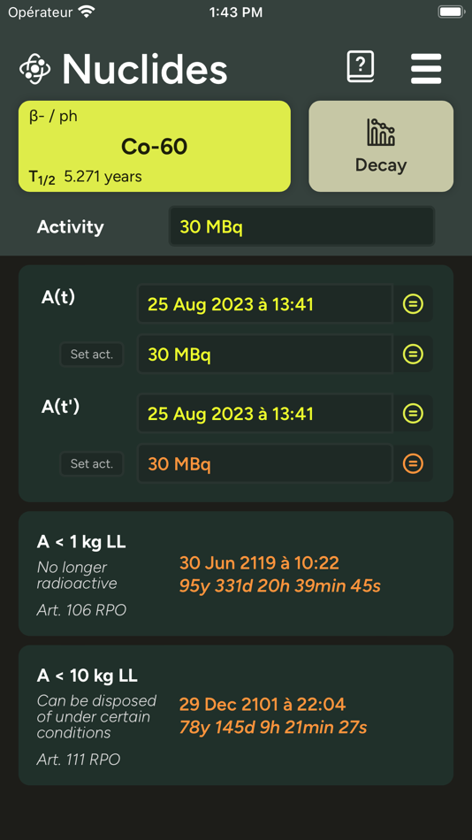 #4. NuklidCalc RC (iOS) 由: Bundesamt für Gesundheit BAG