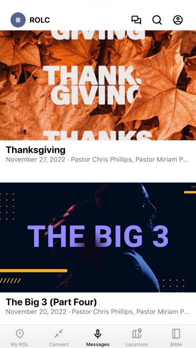 River of Life Church Mobile Screenshot