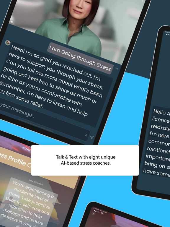 AI Therapist by dStress iPad screenshot 2 - Lifestyle app