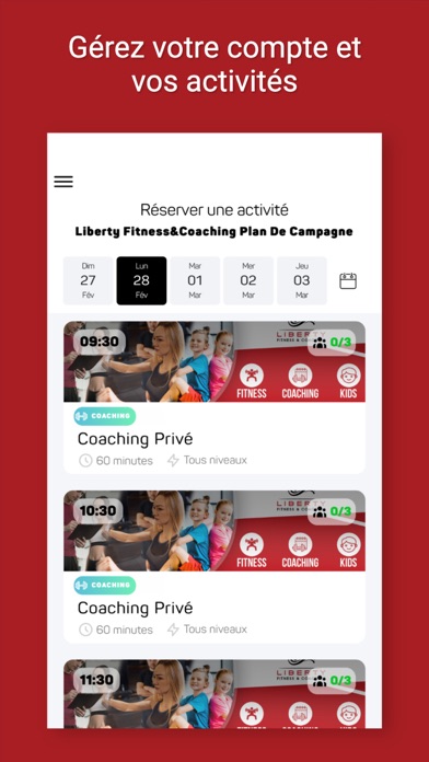 Liberty Fitness & Coaching Screenshot