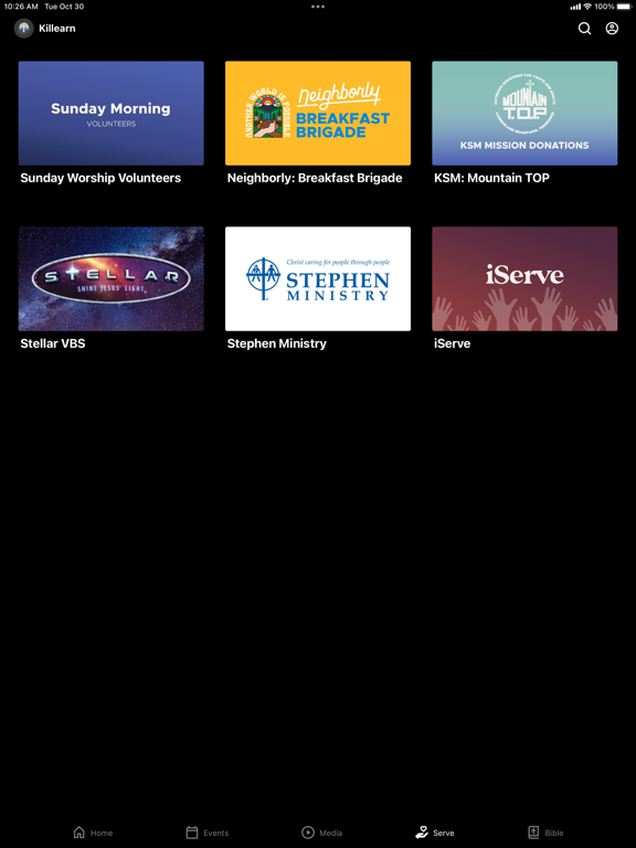 Killearn Methodist Church iPad screenshot 4 - Lifestyle app