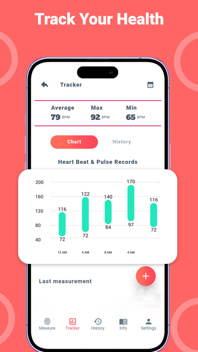 Heart Rate Tracker Diary Screenshot