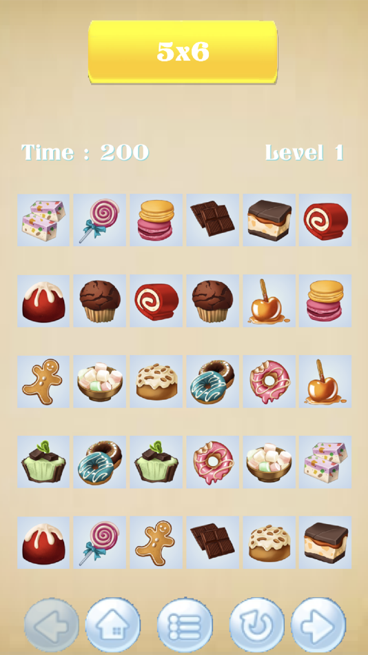 #4. Memory Match Sweets (iOS) 由: Zen Pixel Studios Pty Ltd