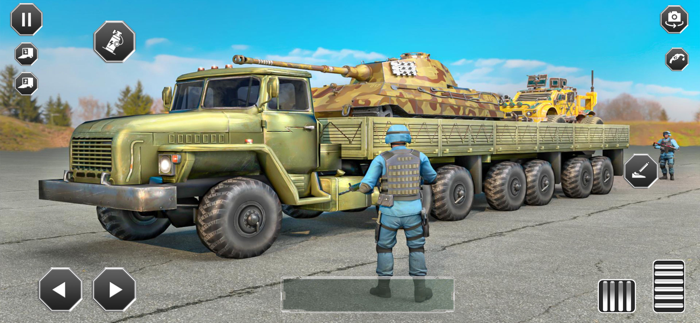 Military Truck Transport Games