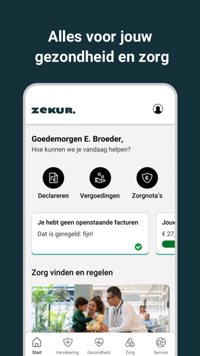 ZEKUR Zorg Screenshot