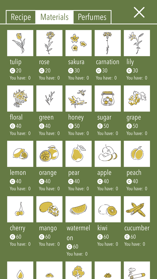 #2. Blend Perfumes (iOS) Podle: Mai SATO