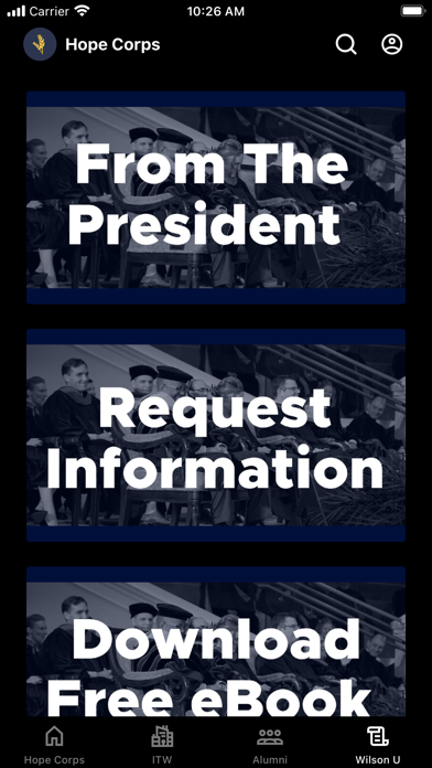 Hope Corps App Screenshot