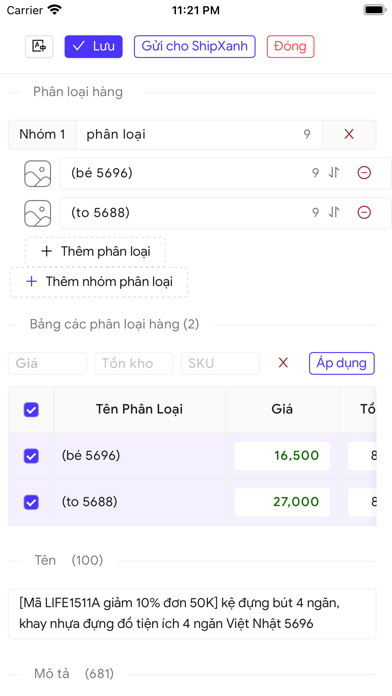 ShipXanh Screenshot